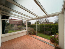 Lade das Bild in den Galerie-Viewer, Terrassenüberdachung aus Aluminium und Stegplatten aus Polycarbonat 16 mm