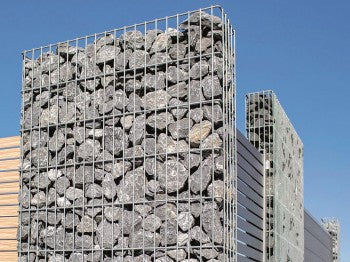 Gabionenzaun – Steinkorb als Sichtschutz im Garten